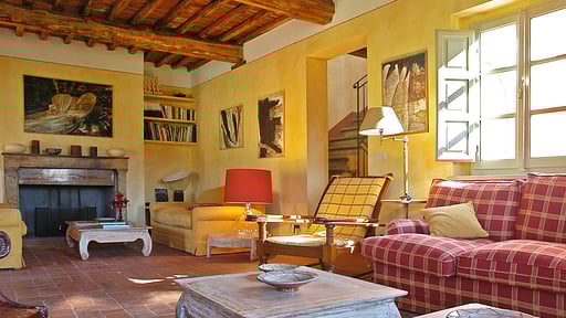 Villa Al Valentino Wohnbereich