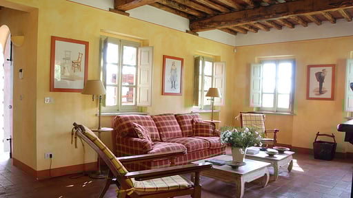 Villa Al Valentino Wohnbereich