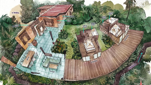 Villa Alam Mountain Floor plan