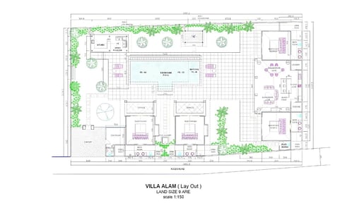 Villa Alam Floor plan
