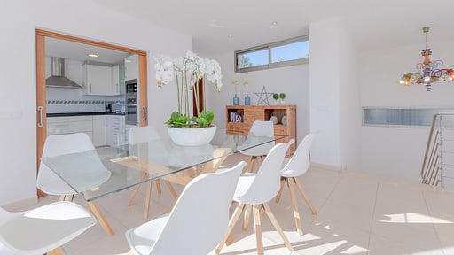 Villa Alcanada Lighthouse Dining area