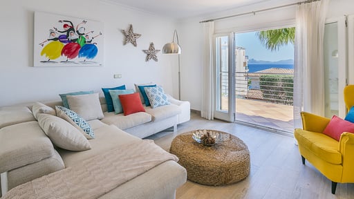 Villa Alcanada Woonkamer
