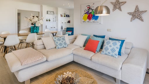 Villa Alcanada Woonkamer