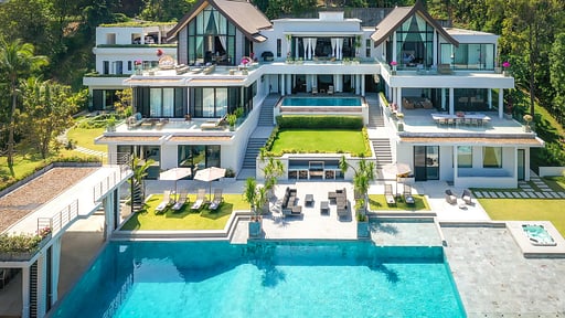 Villa Alchemy Cape Yamu Drone pictures