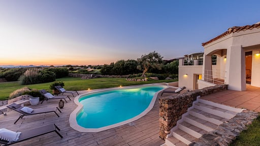 Villa Aldaporto Cervo Zwembad