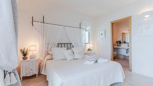 Villa Aldaporto Cervo Slaapkamer 1