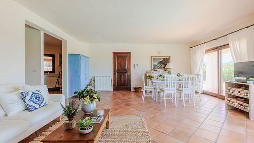 Villa Aldaporto Cervo Woonkamer
