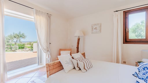 Villa Aldaporto Cervo Slaapkamer 2