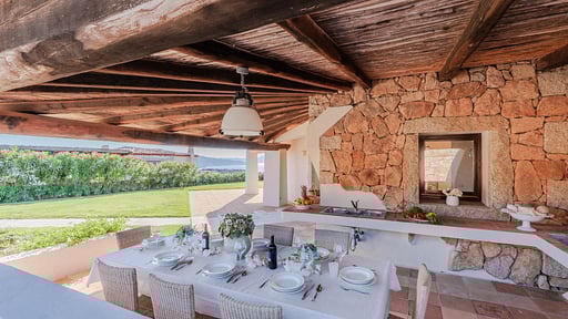 Villa Aldaporto Cervo Terras/Veranda