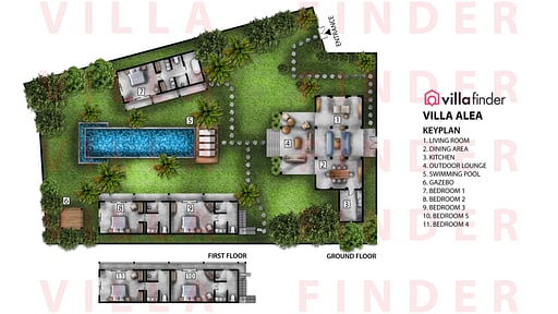 Villa Alea Plano de Suelo