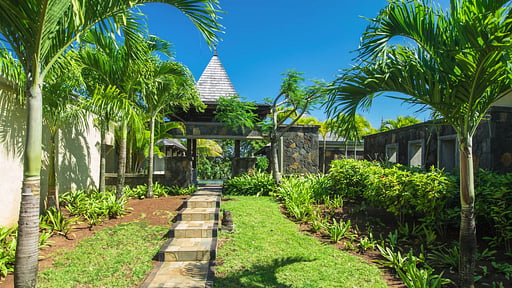 Villa Alina Mauritius Garten