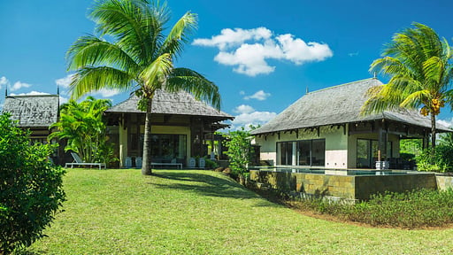 Villa Alina Mauritius Garten