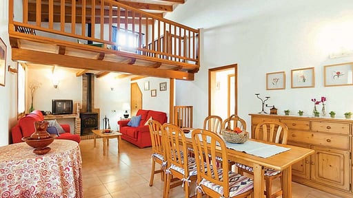 Villa Almadrava Dining area