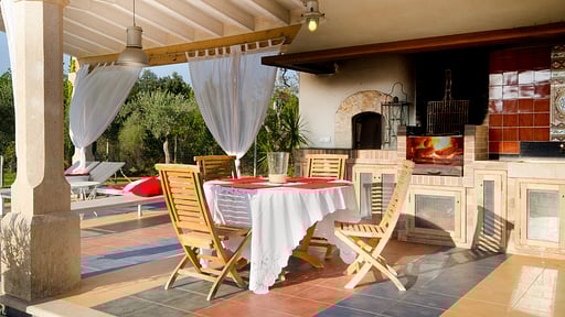 Villa Alvera Zona de comedor