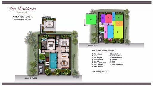 Villa Amala Floor plan