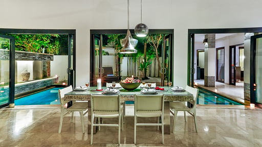 Villa Amala Dining area