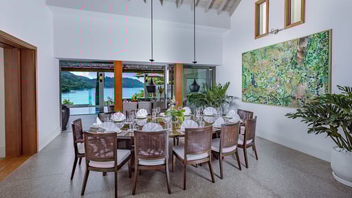 Villa Amankara Dining area