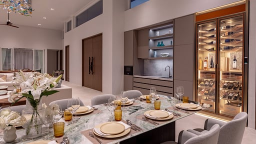 Villa AMANN Dining area