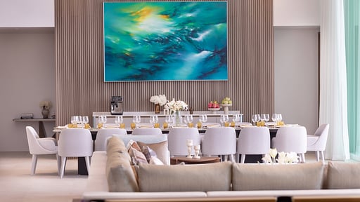 Villa AMANN Dining area