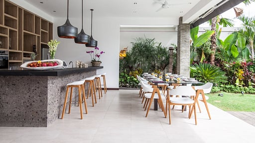 Villa Amantara Dining area