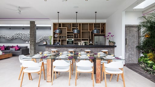 Villa Amantara Dining area