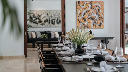 Villa Amara Pradi Zona pranzo