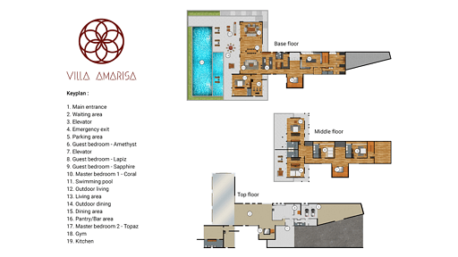 Villa Amarisa Floor plan