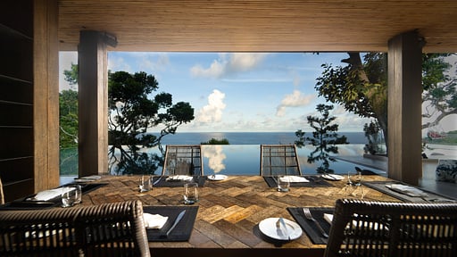 Villa Amarisa Dining area