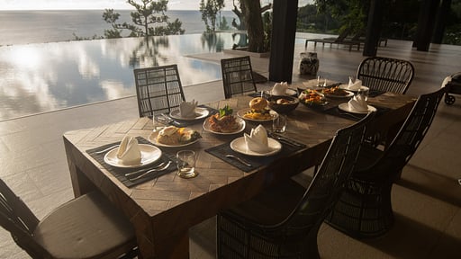 Villa Amarisa Dining area