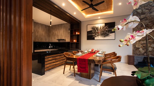 The Amarta Grand Suite Dining area