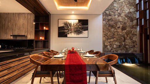 The Amarta Grand Suite Dining area
