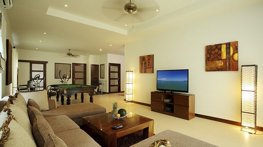 Villa Amber Media room