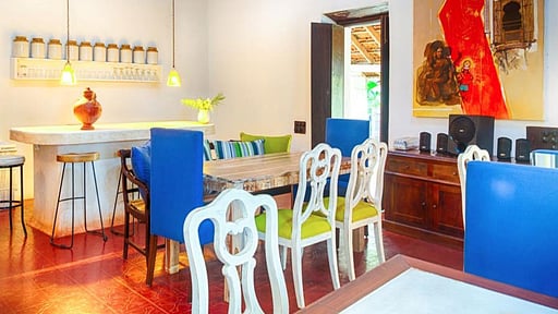 Villa Amore Goa Dining area