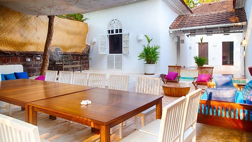 Villa Amore Goa Dining area