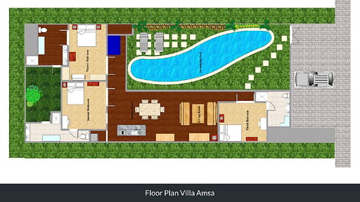 Villa Amsa Floor plan