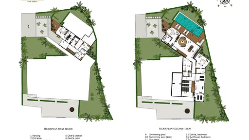 Villa Amylia Floor plan