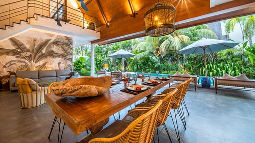 Villa Anam Dua Dining area