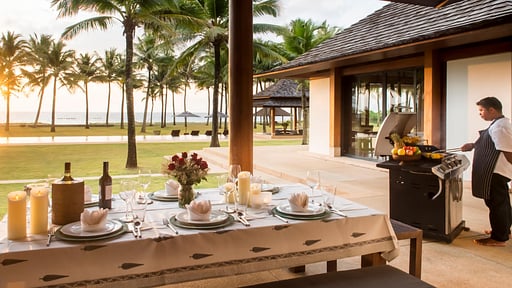 Villa Ananda at Jivana Dining area