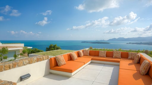 Villa Anavaya Rooftop lounge