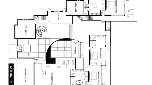 Villa Anavaya Схема помещений