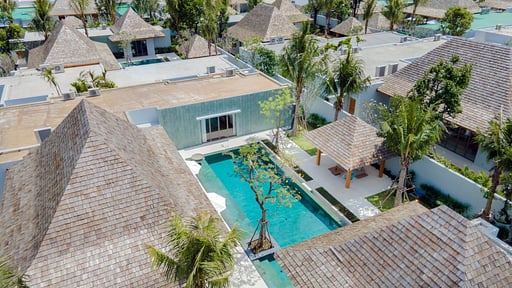 Villa Anchan 10 Drone foto's