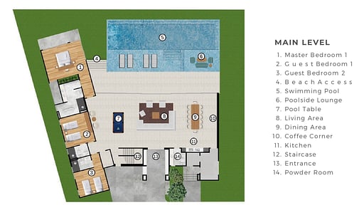 Villa Anda Floor plan