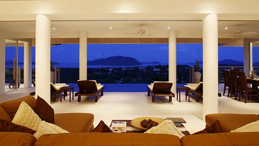 Villa Andaman View Гостиная