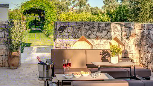 Villa Angela Ostuni Wohnbereich