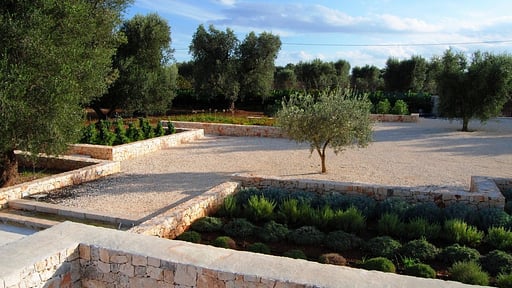 Villa Angela Ostuni Garten