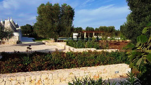 Villa Angela Ostuni Garten