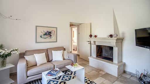 Villa Angela Ostuni Wohnbereich