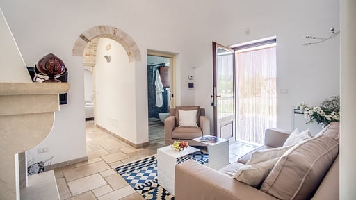 Villa Angela Ostuni Wohnbereich