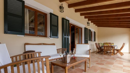 Villa Angeles Terras/Veranda