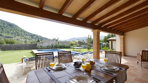 Villa Angeles Terras/Veranda